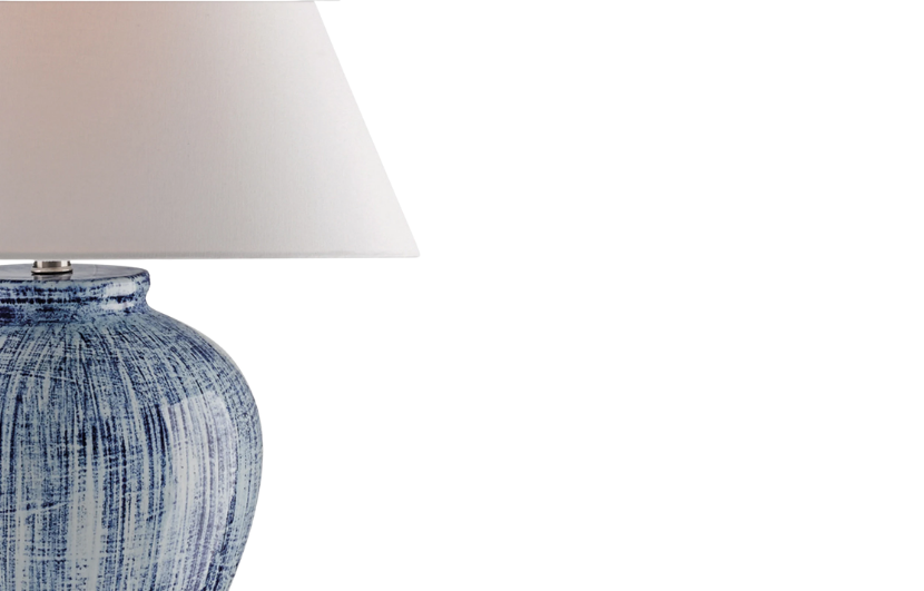 Blue Table Lamp