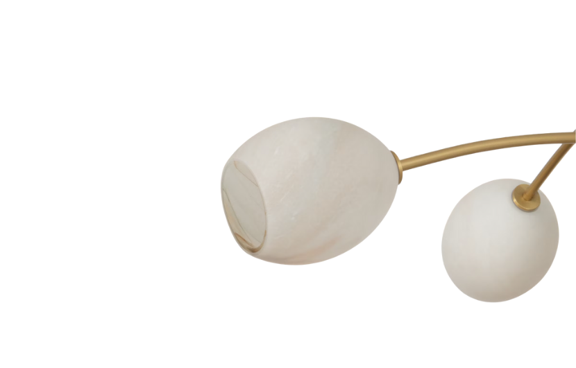 Lyra Chandelier -Gold