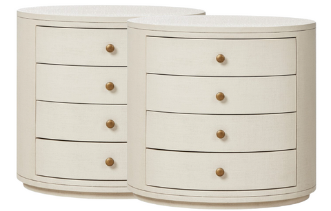 Julien Nightstand - Ivory - Set of 2 - Image 1