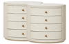 Julien Nightstand - Ivory - Set of 2 - Thumbnail 1