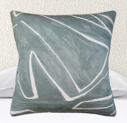 Graffito Denim Pillow Set of 2 - Image 1